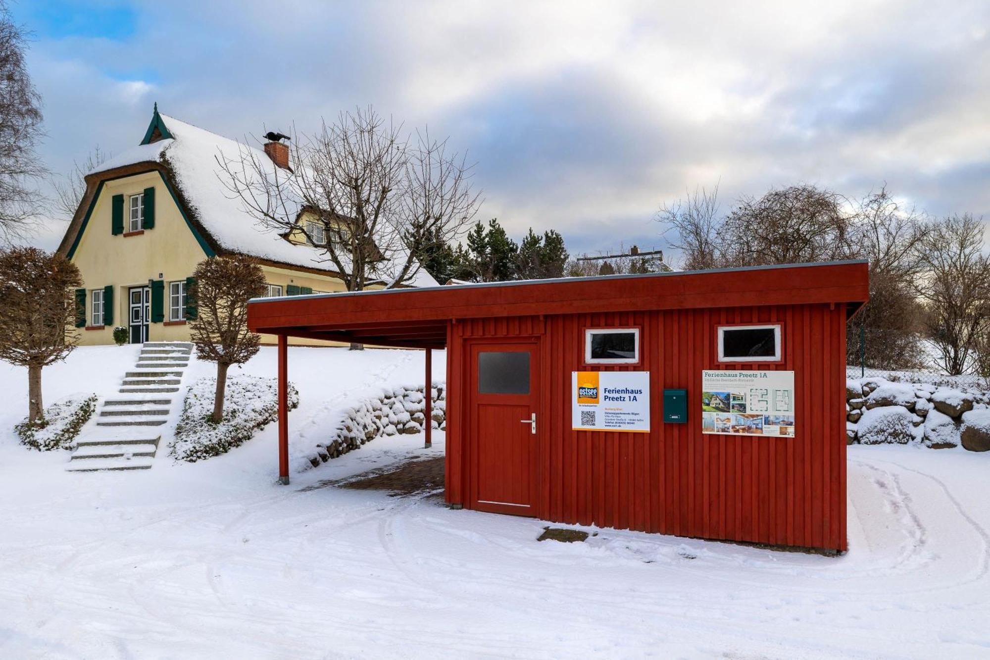Ferienhaus Preetz 1A - Idylle Unter Reet Burtevitz Eksteriør bilde