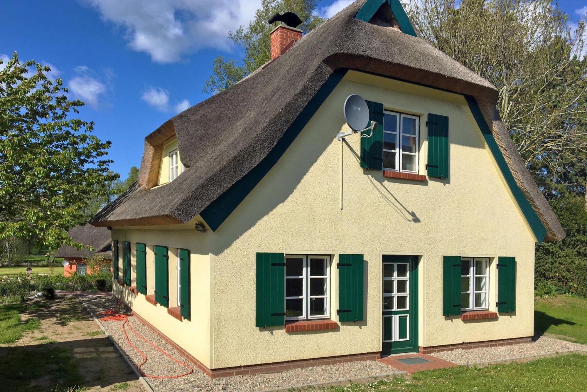 Ferienhaus Preetz 1A - Idylle Unter Reet Burtevitz Eksteriør bilde
